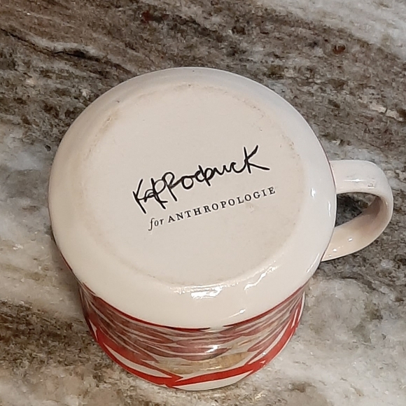 Anthropologie Kate Roebuck lip mug cup - Picture 5 of 7